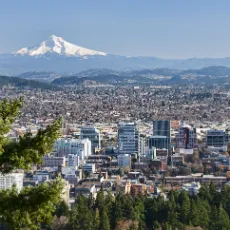 魅力その3 ランドマークはオレゴンの富士山！